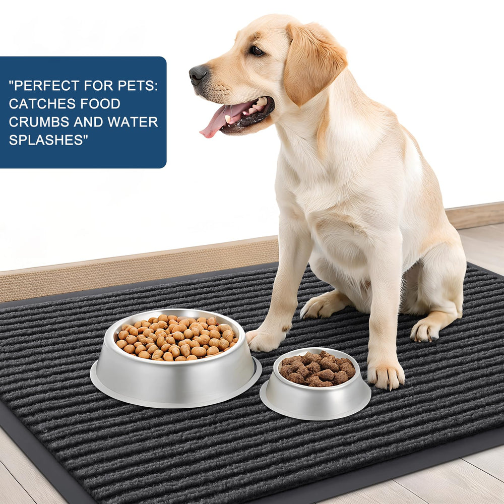 OLANLY Front Door Mat 59x20 easy-care features