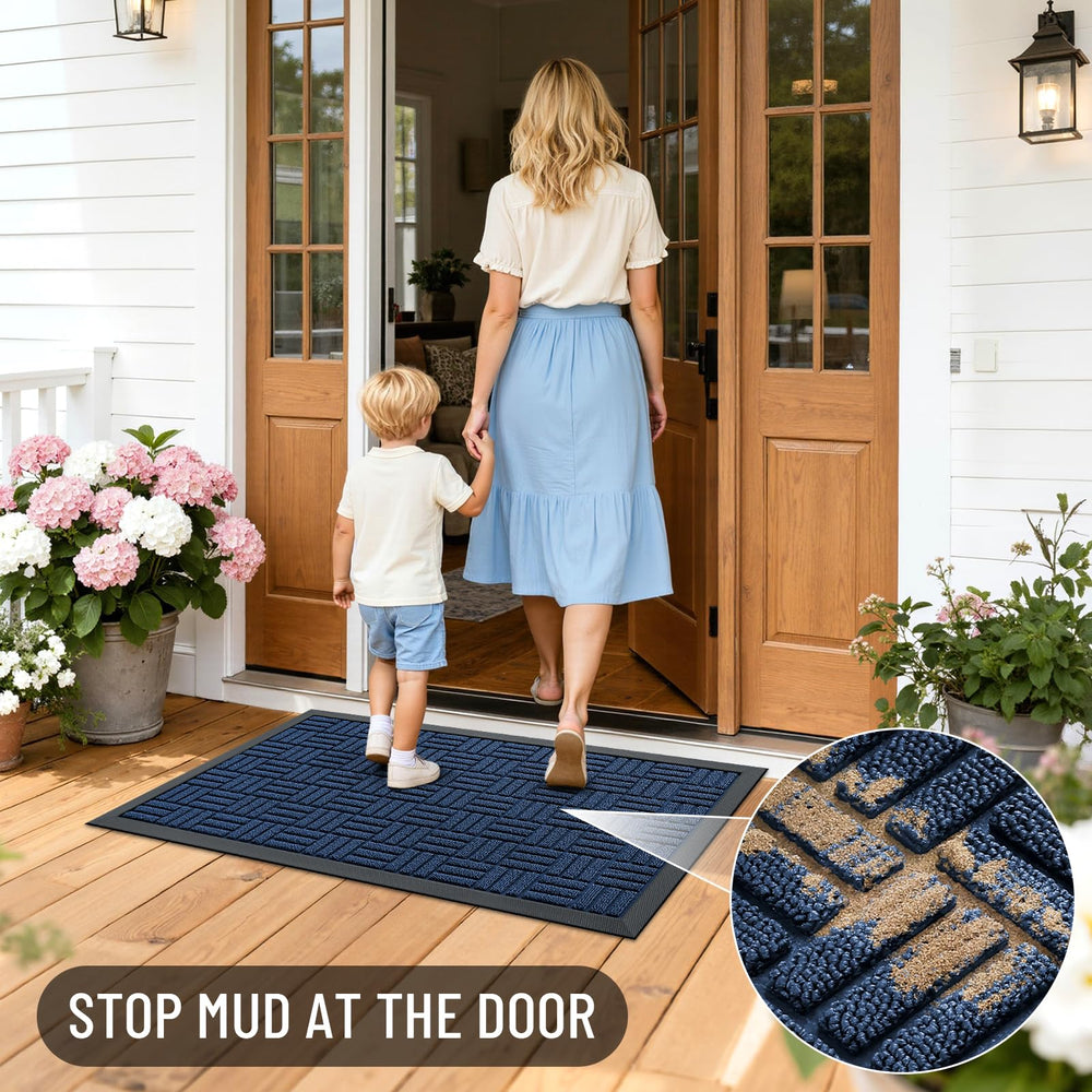 OLANLY Front Door Mat easy-care maintenance