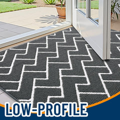 OLANLY Front Door Mat in a modern entryway