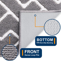 OLANLY Front Door Mat in a modern entryway setting