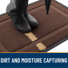OLANLY Front Door Mat in outdoor setting