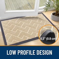 OLANLY Front Door Mat in outdoor setting