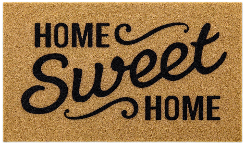 OLANLY Front Door Mat low-profile design side view