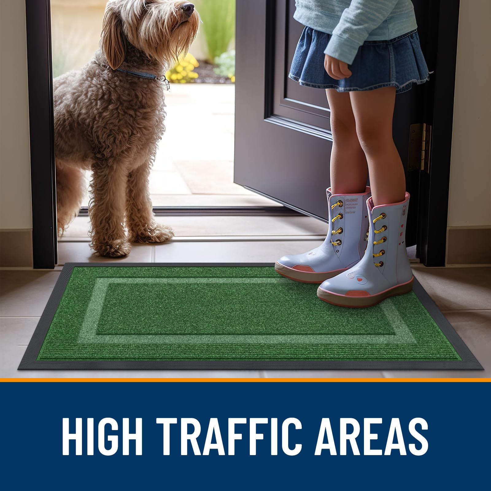 OLANLY Front Door Mat packaging details