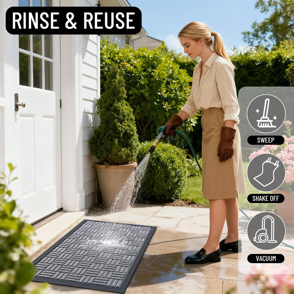 OLANLY Front Door Mat packaging front view