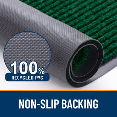 OLANLY Front Door Mat side view highlighting the low-profile design