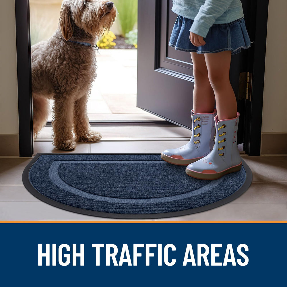 OLANLY Half Circle Doormat packaging