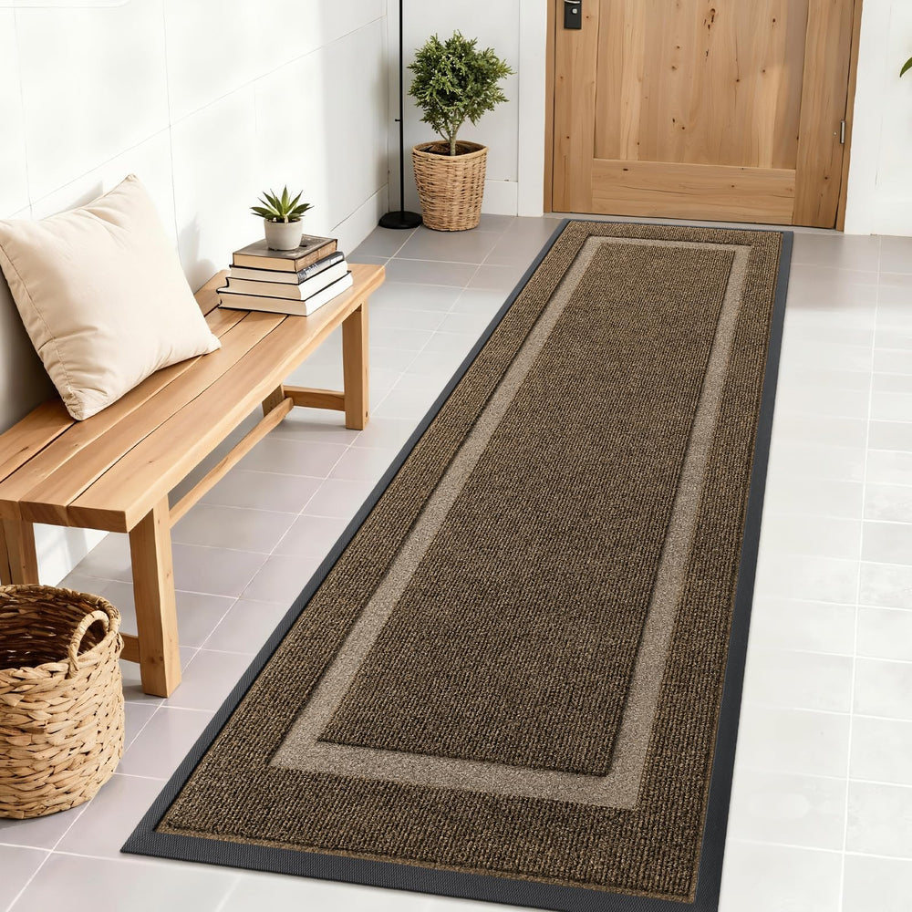 OLANLY Heavy-Duty Doormat 71x23 front view