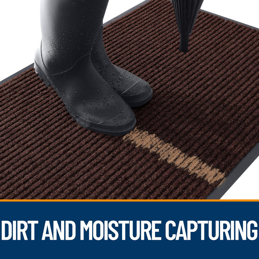OLANLY heavy-duty doormat with moisture absorption