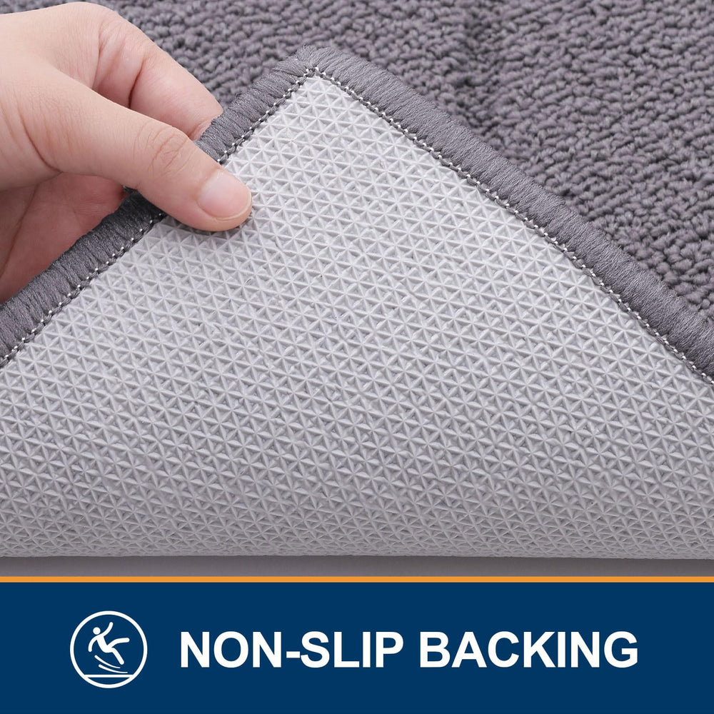 OLANLY Indoor Door Mat 32x20 grey in entryway