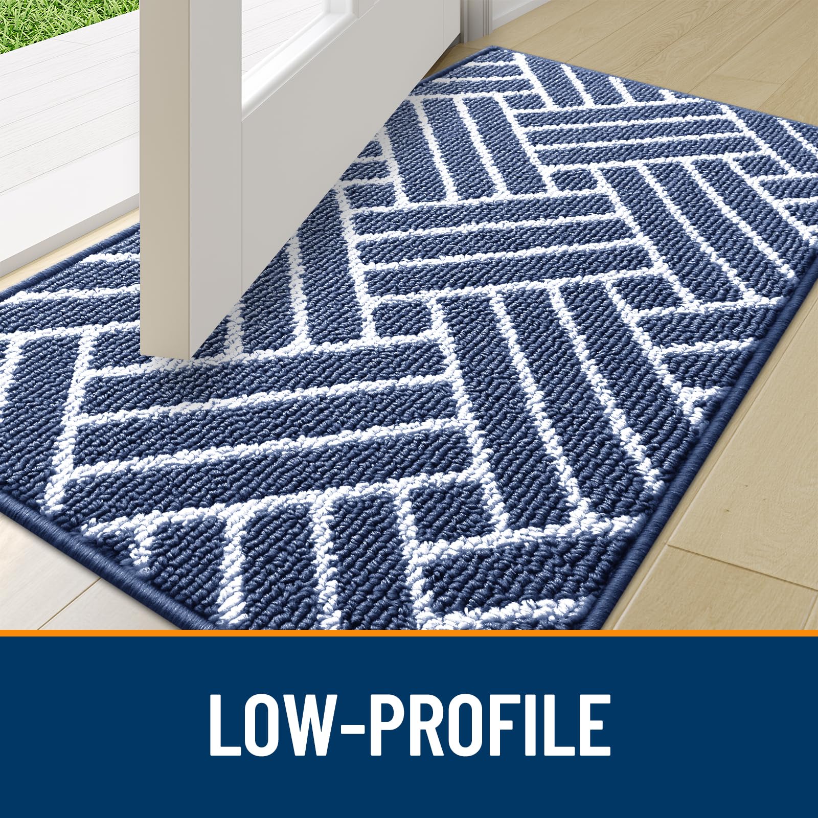OLANLY Indoor Door Mat on entryway floor