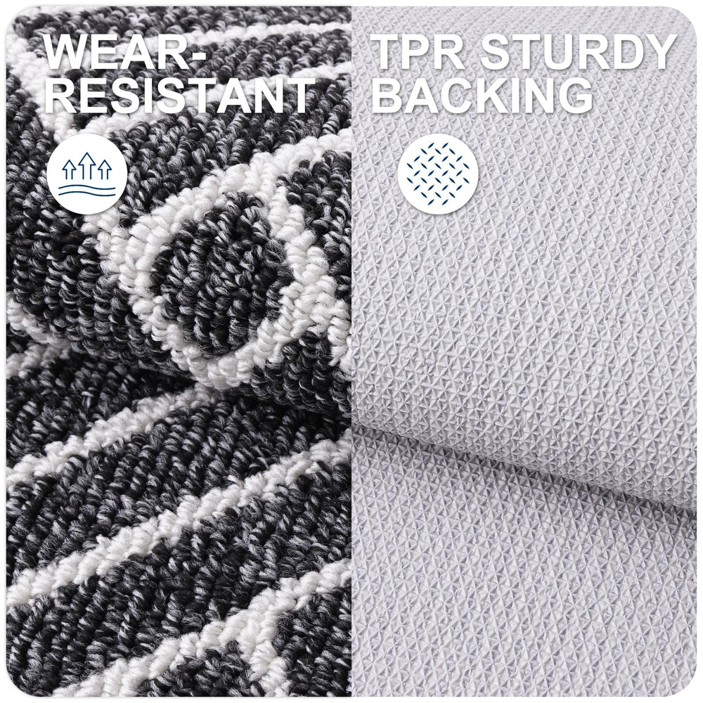 OLANLY Indoor Door Mat texture close-up