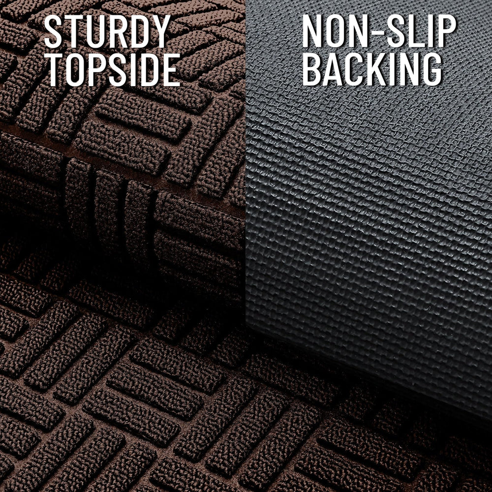OLANLY low-profile door mat fitting under door