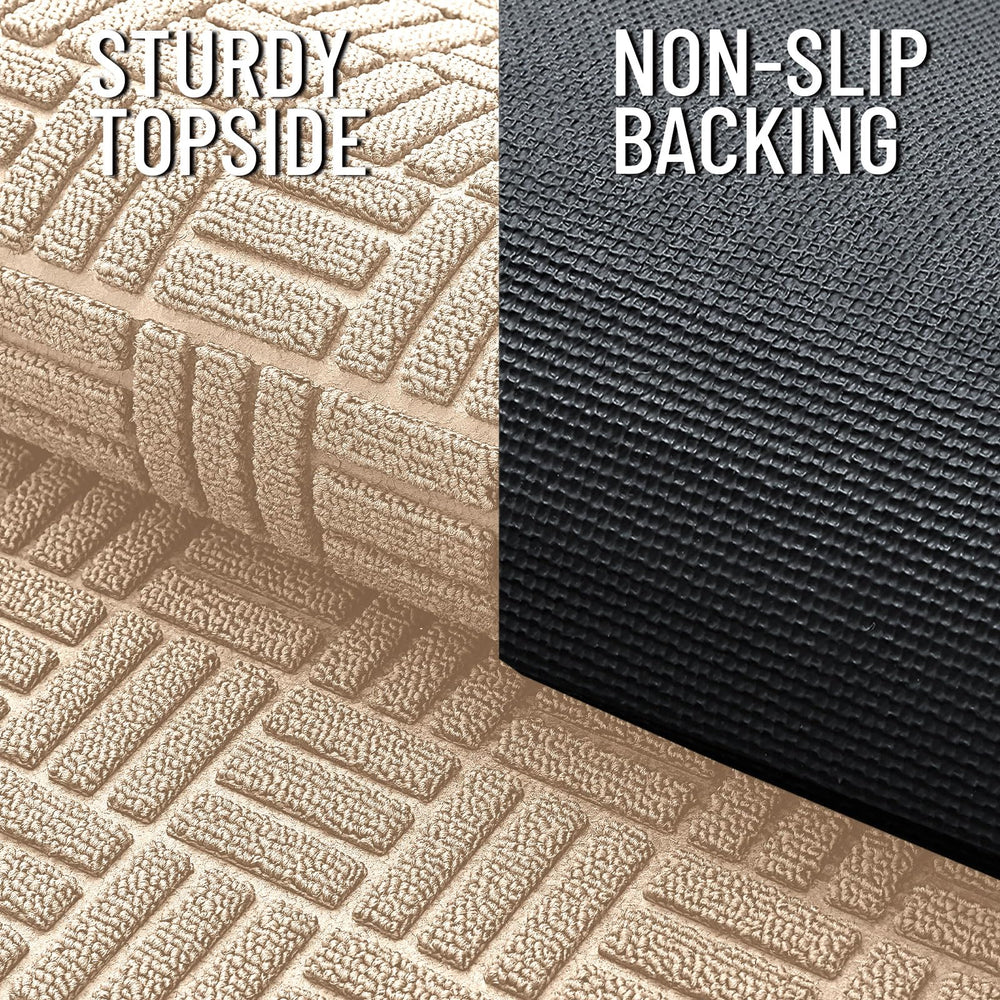 OLANLY low-profile doormat in entryway