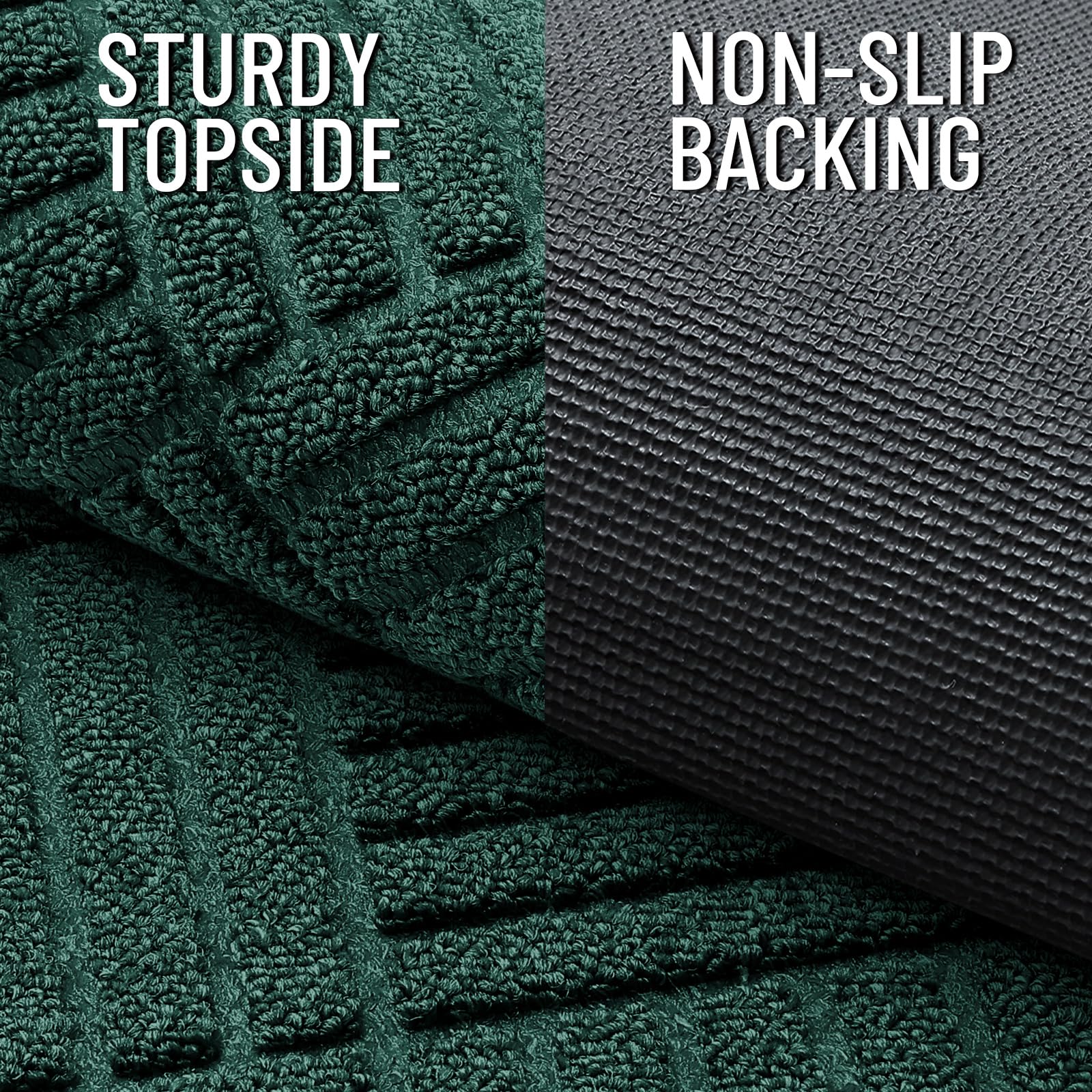 OLANLY low-profile doormat sliding under door