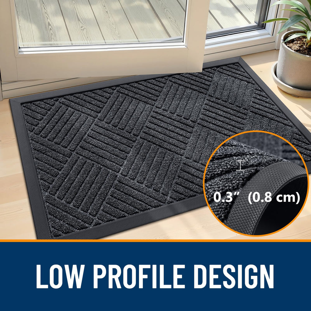 OLANLY low-profile doormat under door
