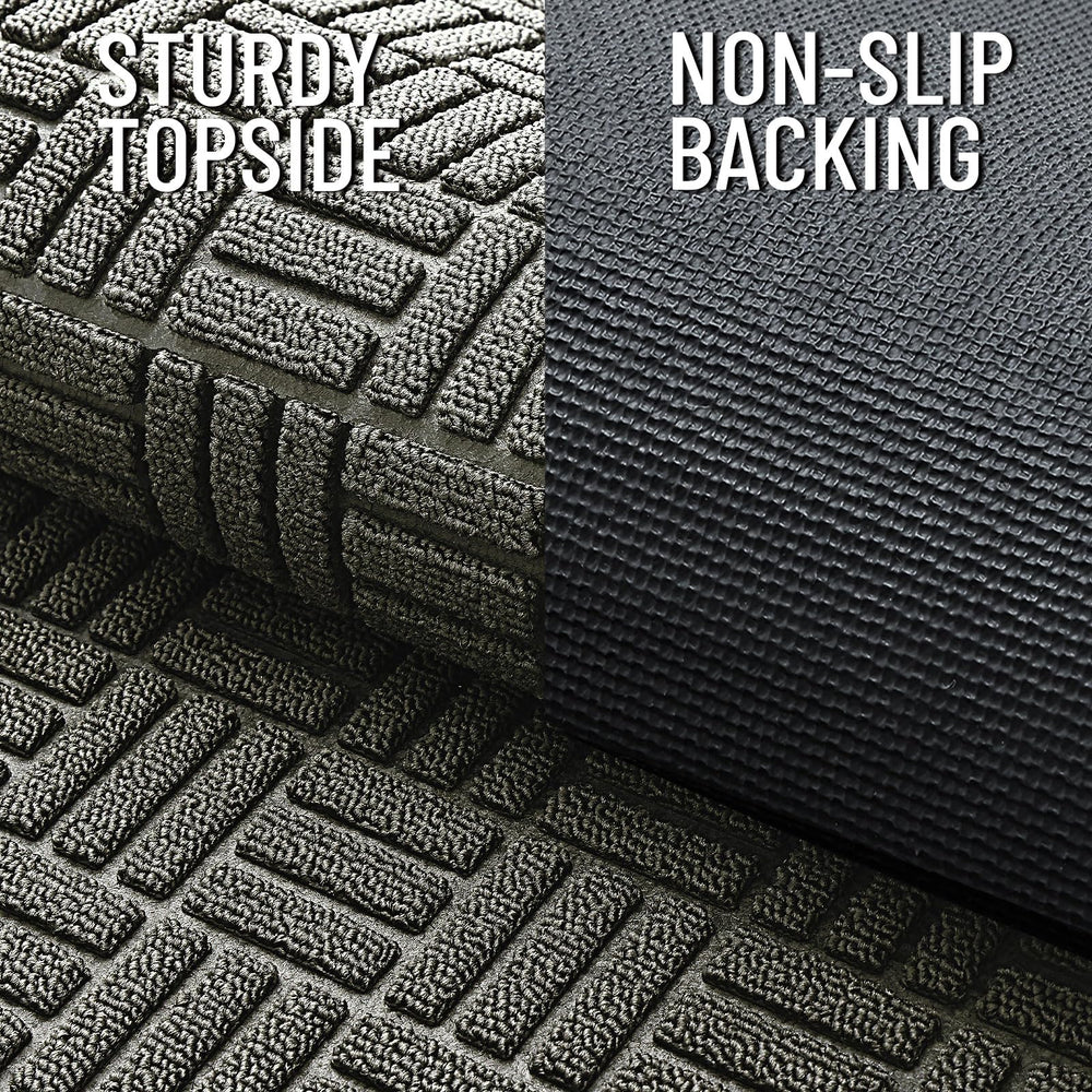 OLANLY outdoor mat on a patio entrance