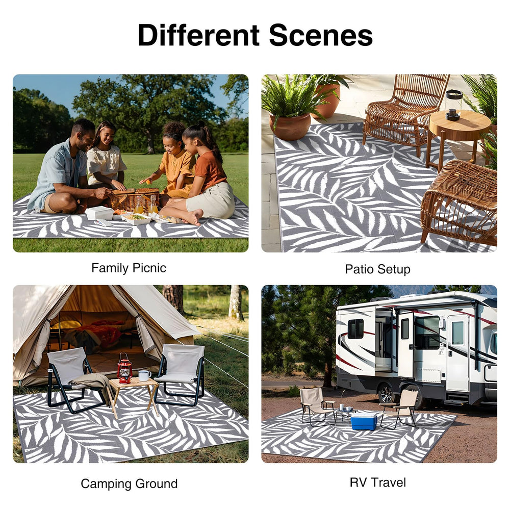 OLANLY Outdoor Rug packaging and specifications
