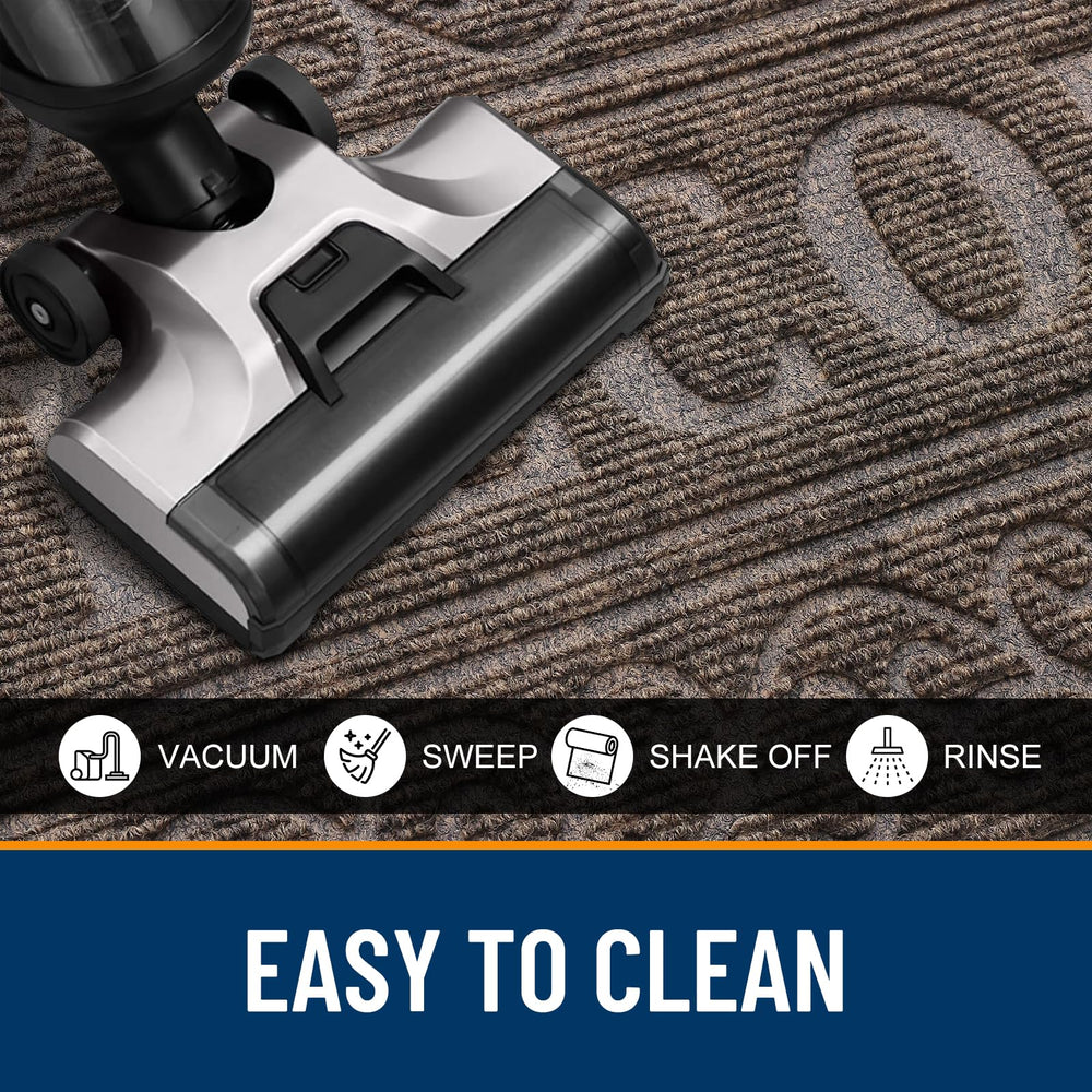 OLANLY Welcome Door Mat packaging for retail display