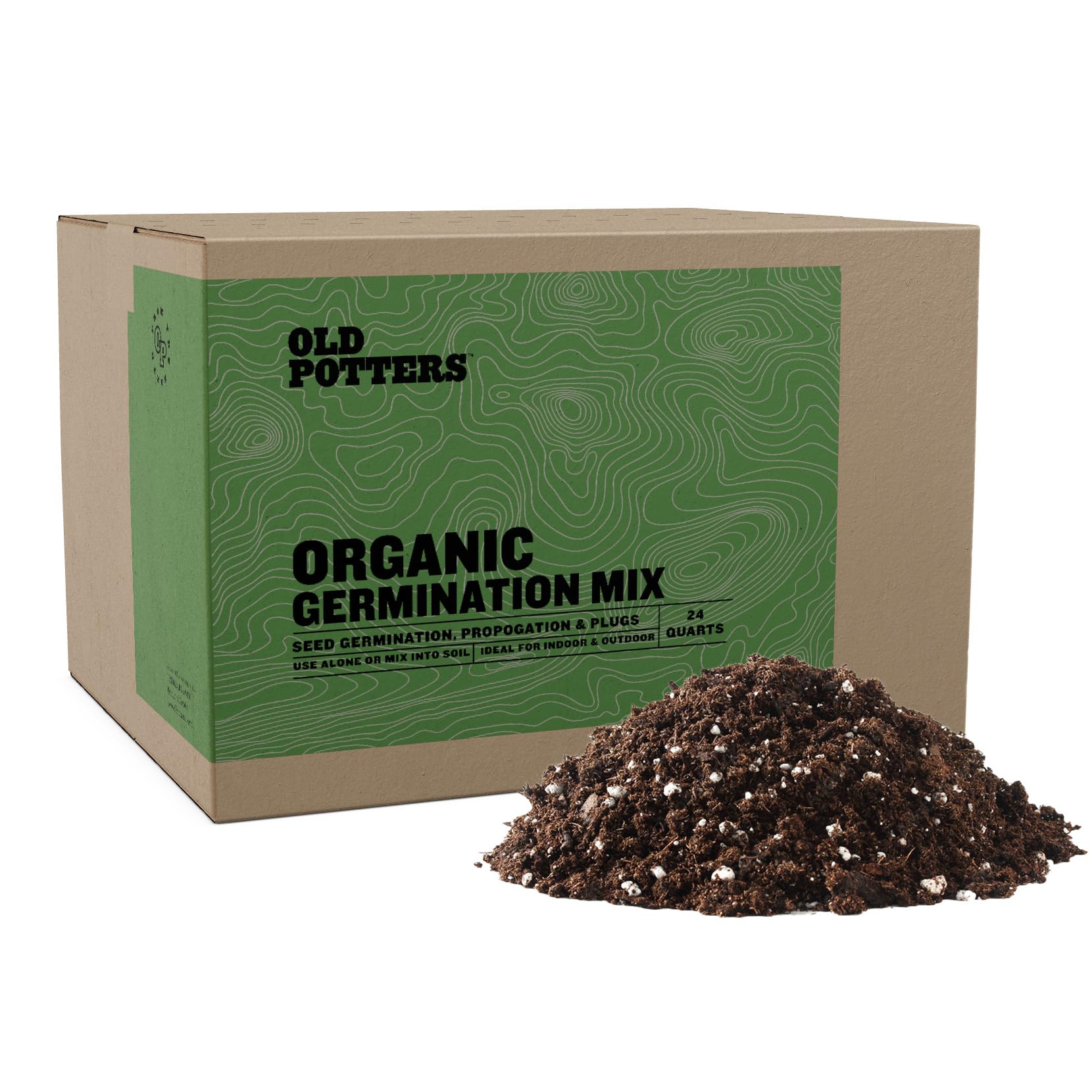 Old Potters Germination Mix 24 Quart bag front view