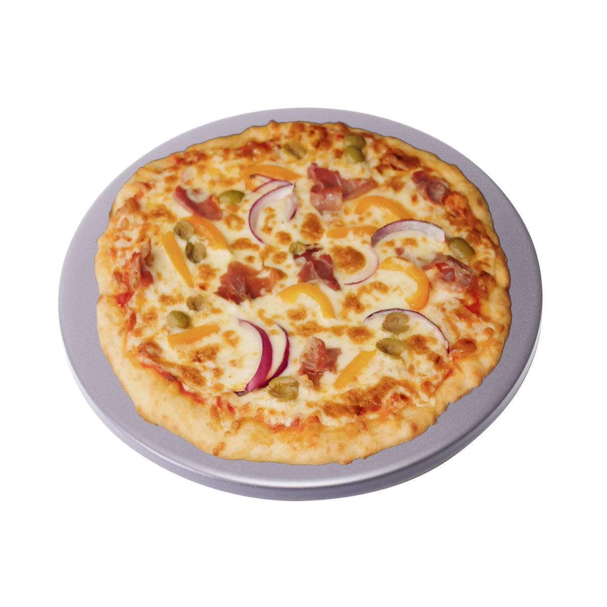 Old Stone 14-inch glazed pizza stone front view