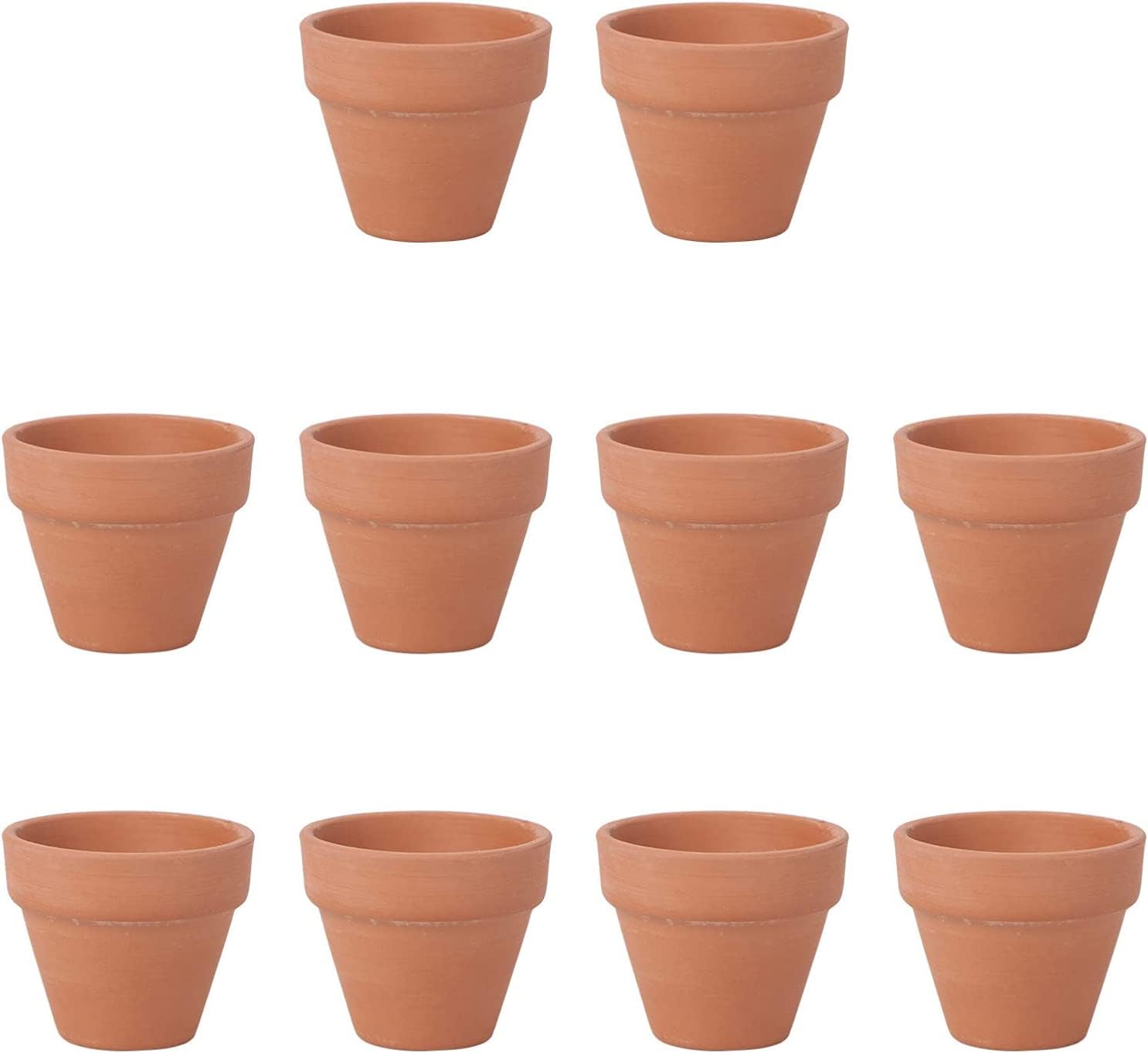 OLEEP terracotta pot 4 inch side view