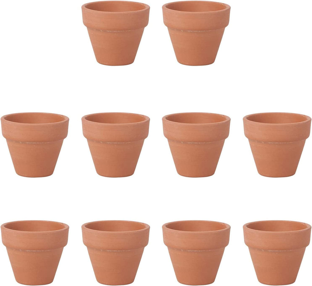 OLEEP terracotta pot 4 inch side view