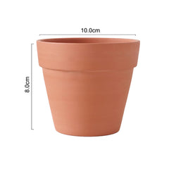 OLEEP terracotta pots in a garden setting
