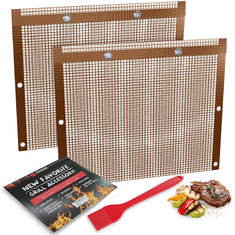 OLEEX BBQ Grilling Bags copper colour front view