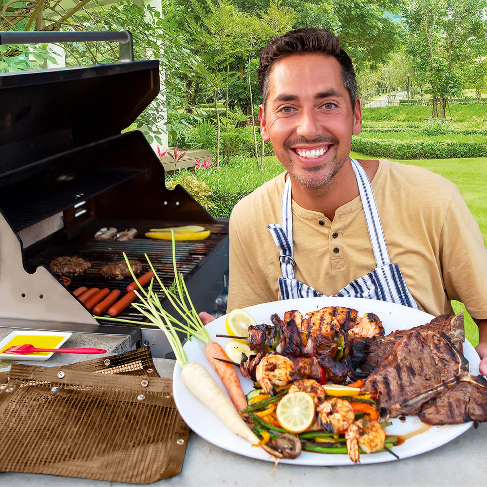 OLEEX BBQ Grilling Bags packaged for display