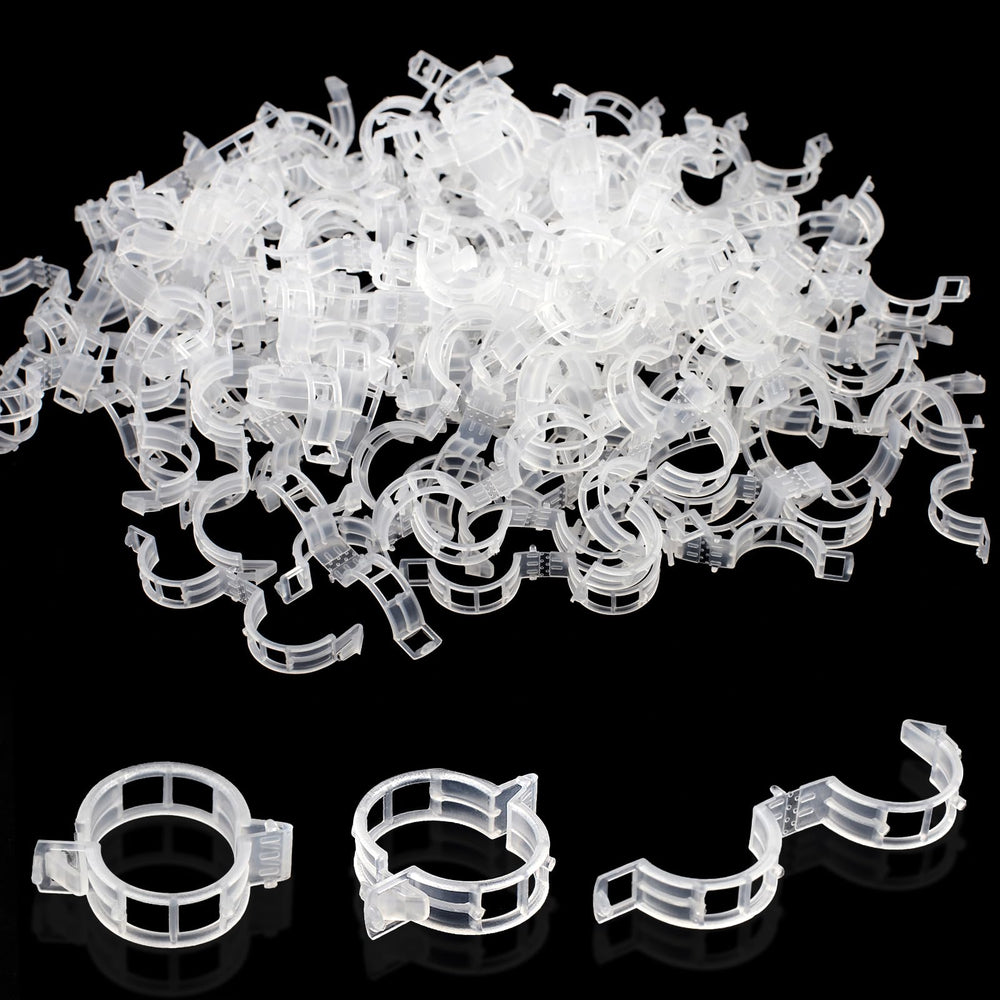 Oligei 400 Pcs Plastic Trellis Plant Support Clips pack