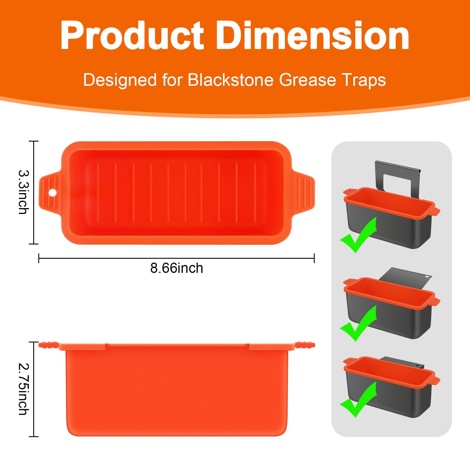 Oliggive silicone grease liners on a Blackstone grill