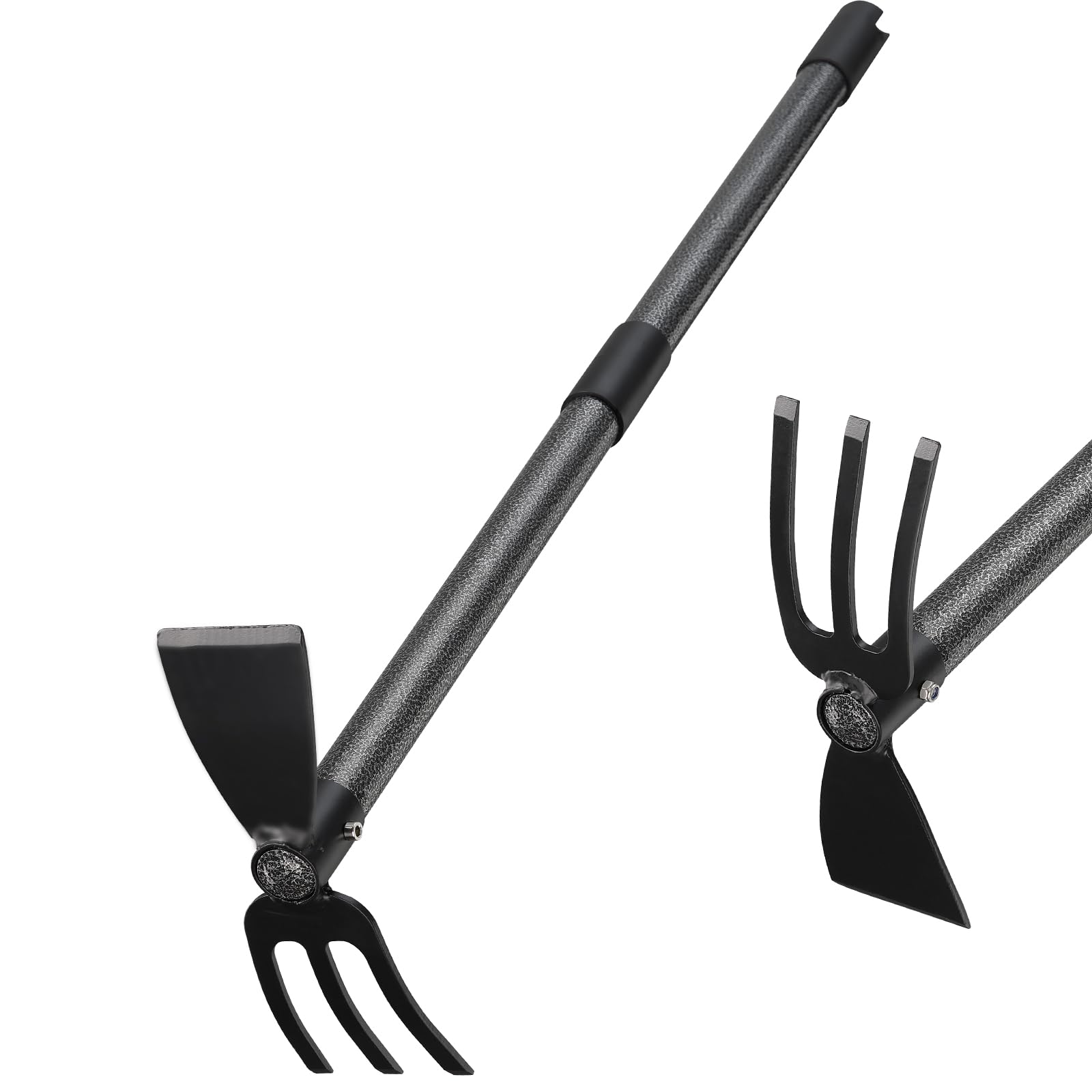 Oliynedy 45-inch garden hoe with stainless steel blade head