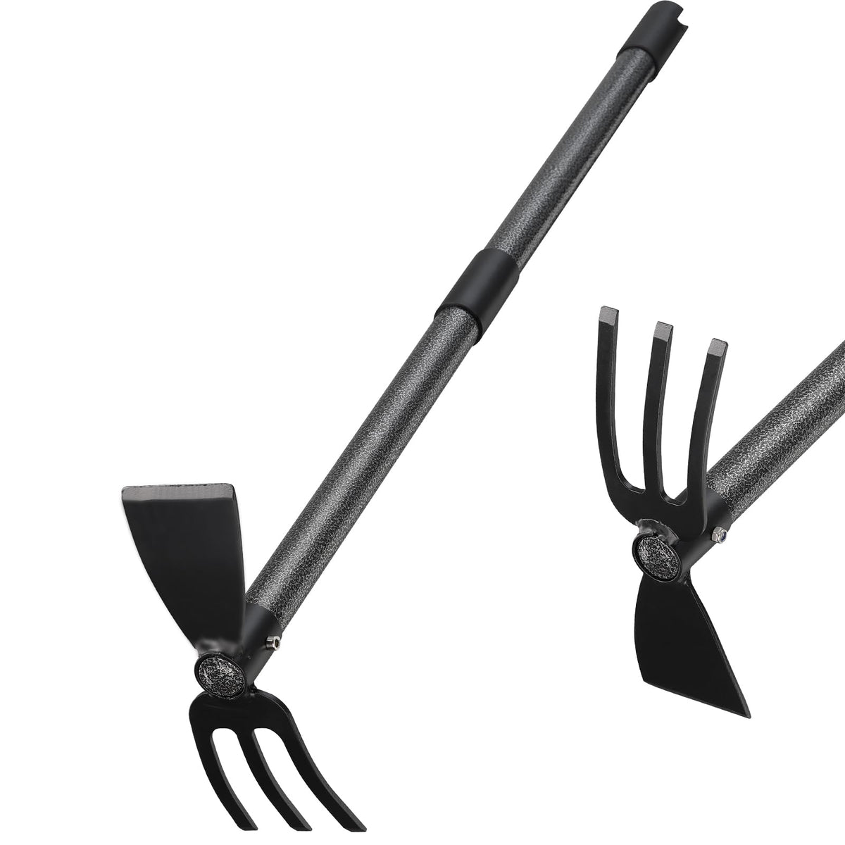 Oliynedy 45-inch garden hoe with stainless steel blade head