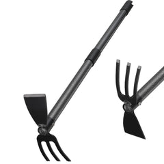 Oliynedy 45-inch garden hoe with stainless steel blade head
