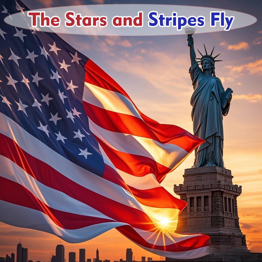 Olycole American Flag packaging with dimensions