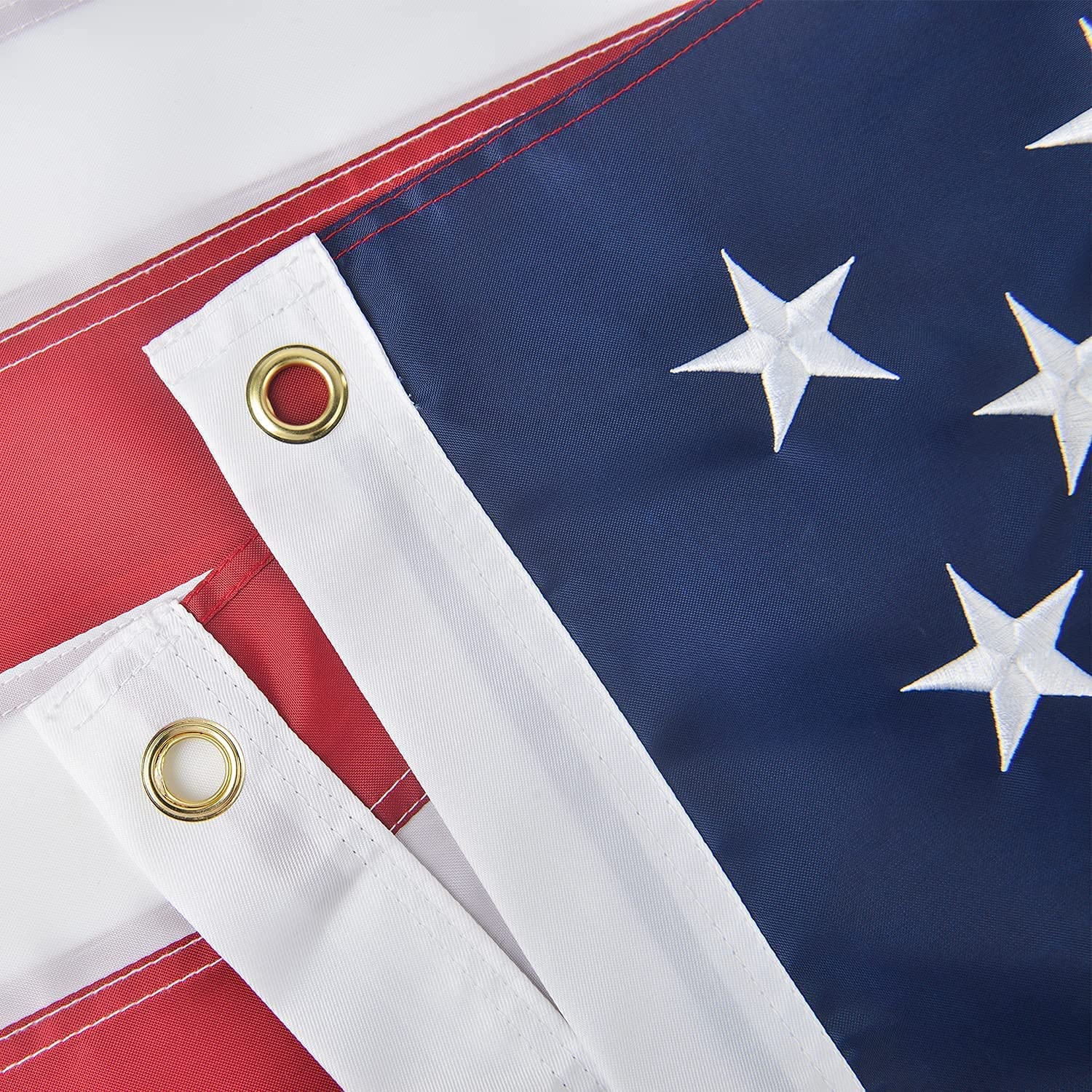 Olycole Large American Flag 6x10 FT with reinforced stitching