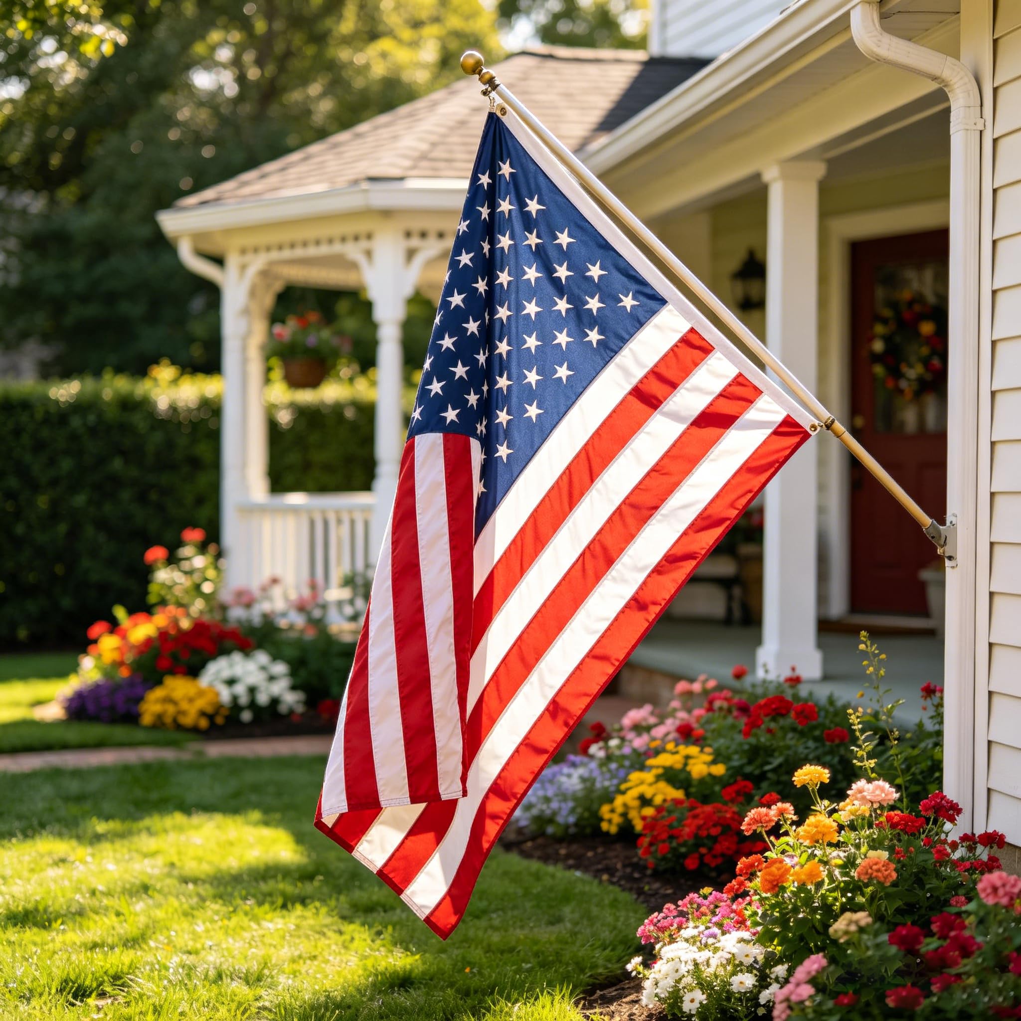 OLYNIK American Flag packaging on a table