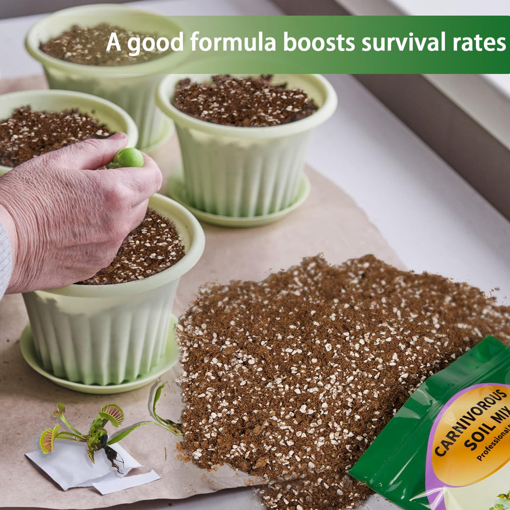 Omitgoter Carnivorous Plant Soil Mix with measuring cup