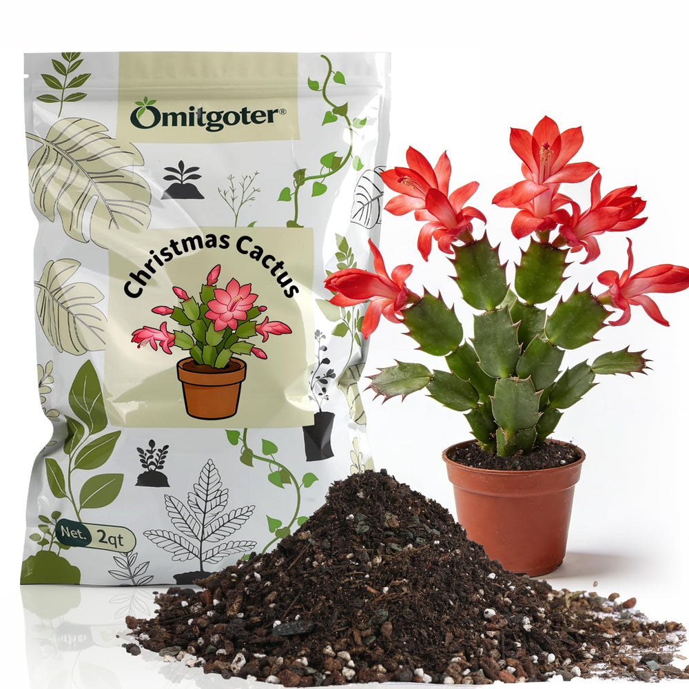 Omitgoter Christmas Cactus Potting Soil Mix 1QT front view