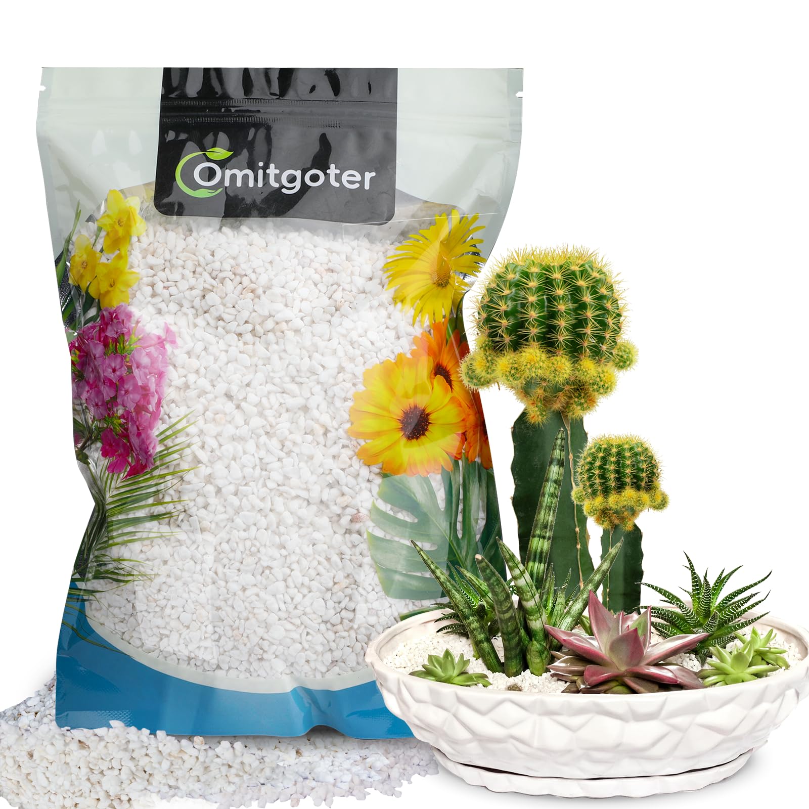Omitgoter Horticultural Perlite 1qt package front view