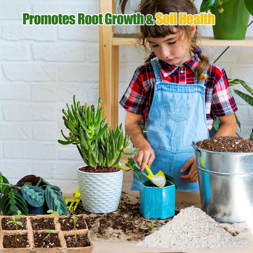 Omitgoter Horticultural Perlite 1qt with measuring scoop
