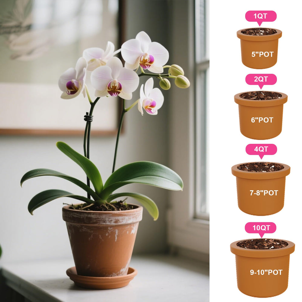 Omitgoter Organic Orchid Potting Mix 1qt with label details