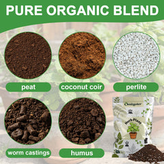 Omitgoter Organic Potting Soil Mix 1QT packaging