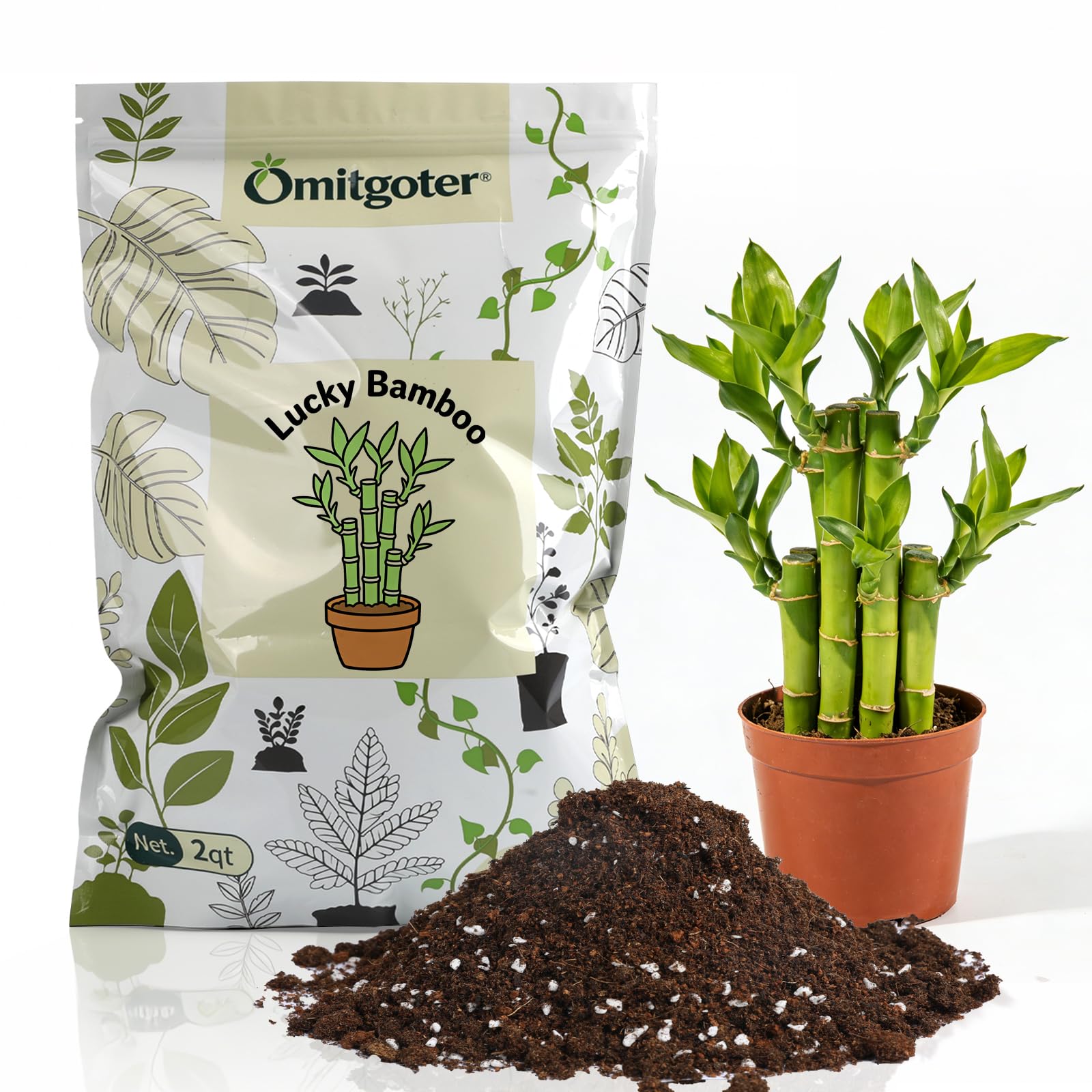 Omitgoter Potting Soil 1QT packaging front view