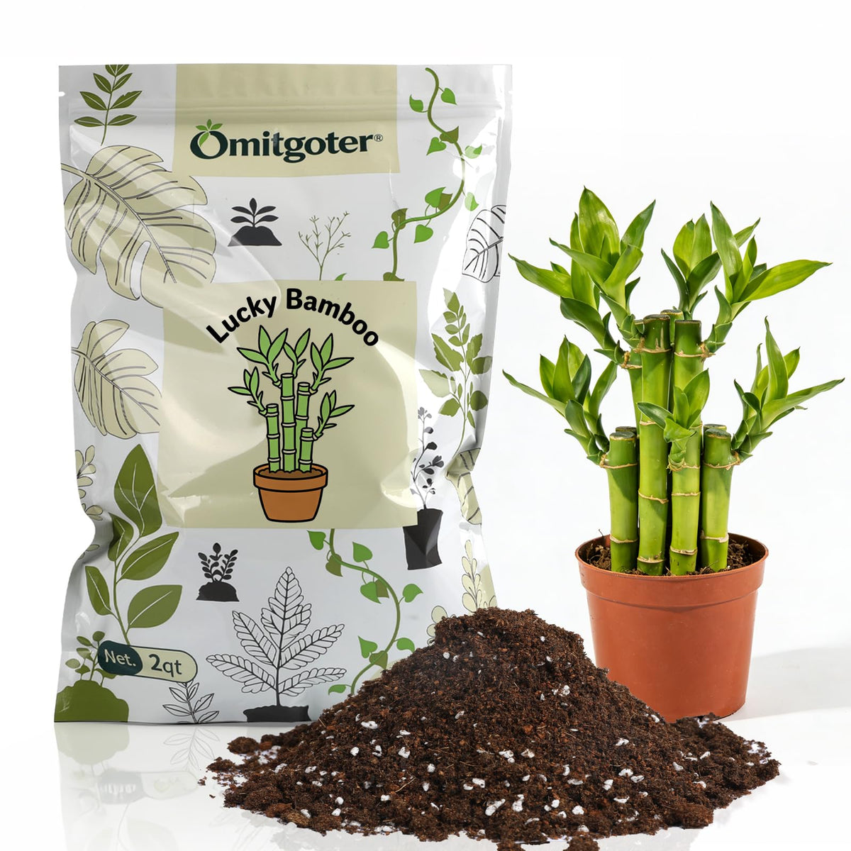 Omitgoter Potting Soil 1QT packaging front view