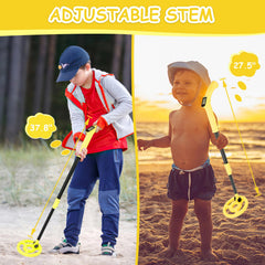 OMMO Kids Metal Detector lightweight design held by a child