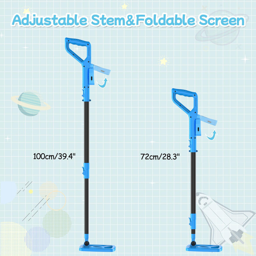 OMMO Kids Metal Detector showing charging port