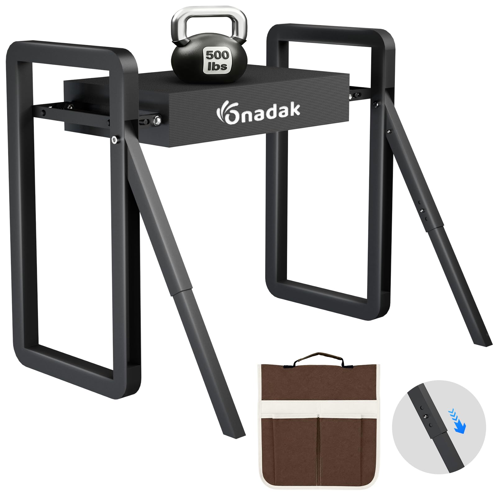Onadak Garden Kneeler and Seat front view with EVA foam padding