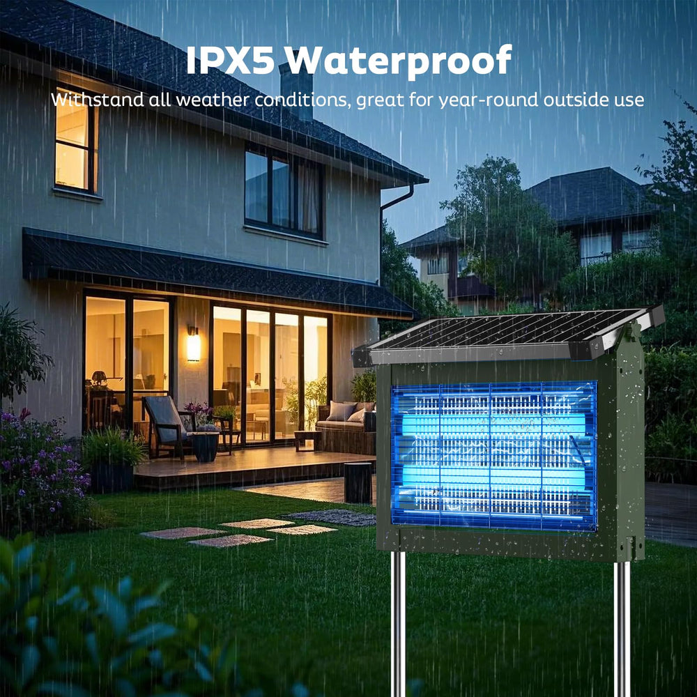 OnBeam Solar Bug Zapper waterproof design close-up